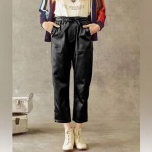 The Great. Convertible Satin Trousers Black XS